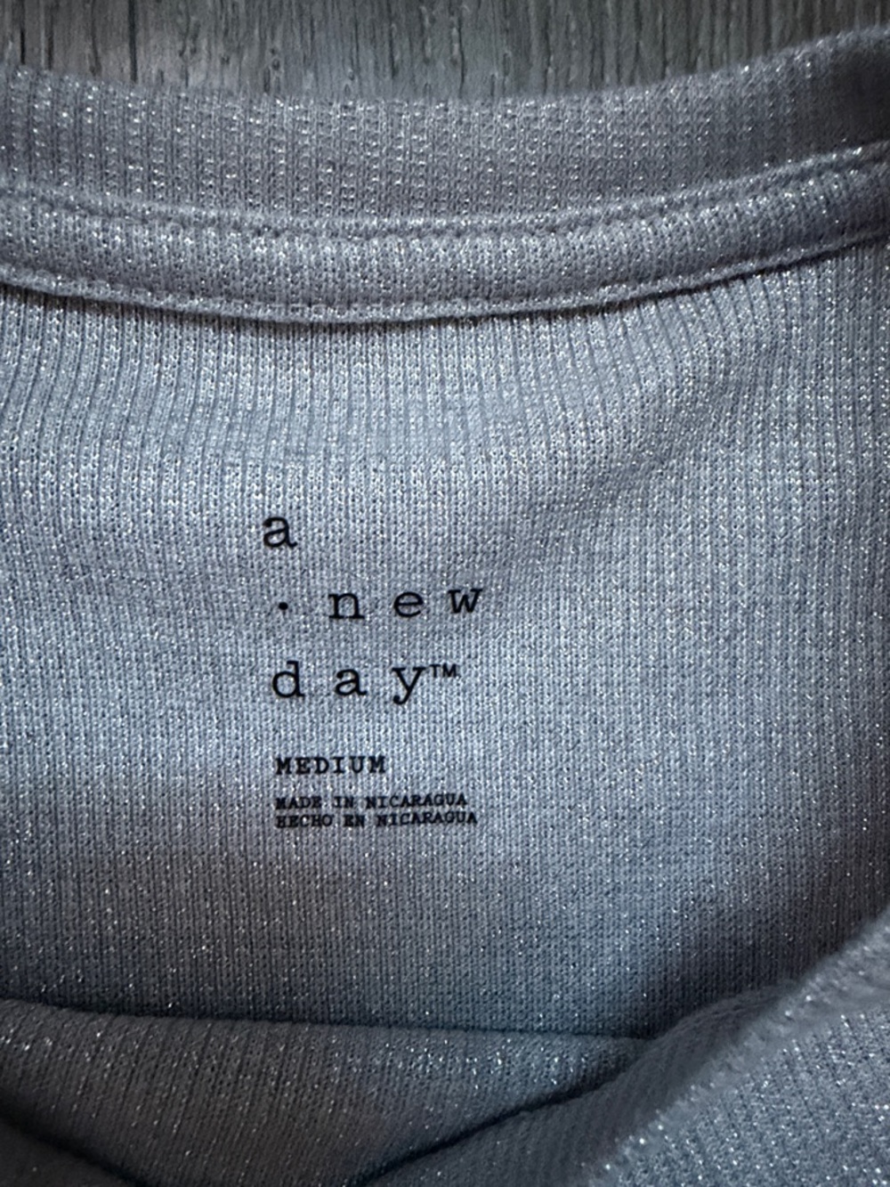 a new day Silver-Threaded Ribbed Knit Top - Picture 2 of 2